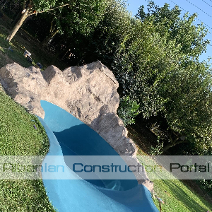 Dekor exterior me gur dhe shkembinj artificial Dekor exterior me gur dhe shkembinj artificial